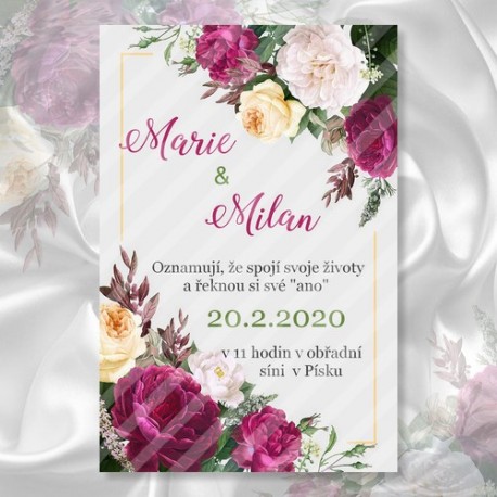 Svatební oznámení No.57
