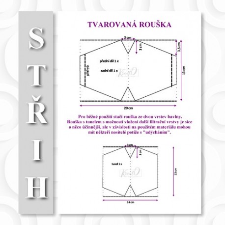 Tvarovaná rouška
