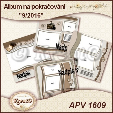 Album na pokračování 15x15cm - 9/2016