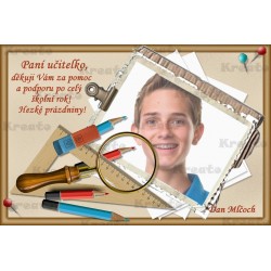 Poděkování paní učitelce No 32