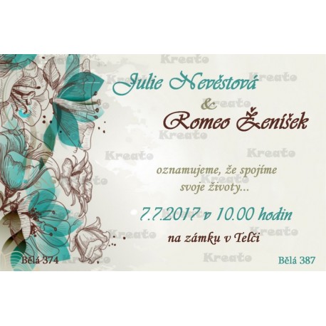 Svatební oznámení No.8