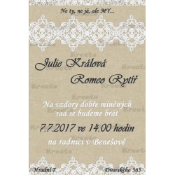 Svatební oznámení No.10