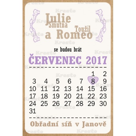 Svatební oznámení No.17