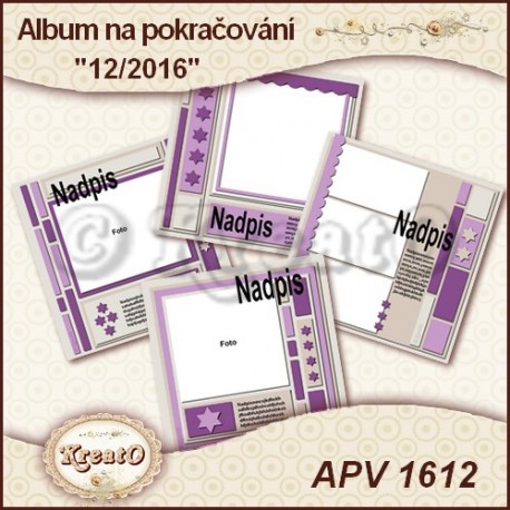 Album na pokračování 20x20cm - 11/2016
