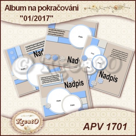 Album na pokračování 20x20cm - 12/2016