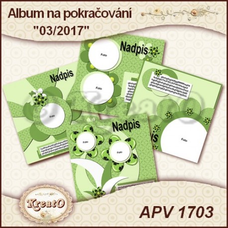 Album na pokračování 20x20cm - 02/2017