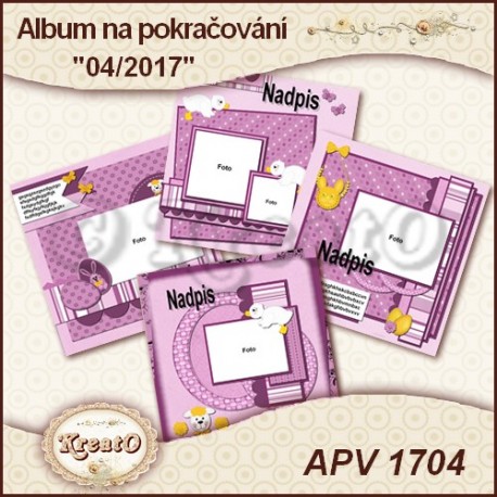 Album na pokračování 20x20cm - 03/2017