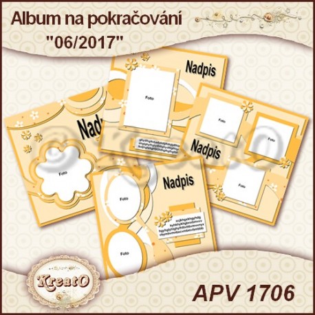 Album na pokračování 20x20cm - 05/2017