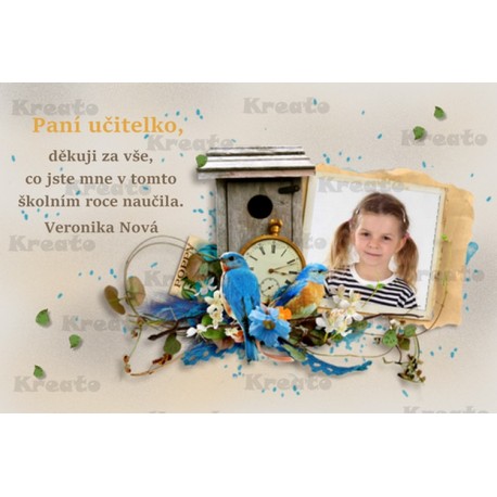 Poděkování paní učitelce No 36