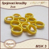 Spojovací kroužky - bílé